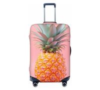 LHCVSFGW Travel Luggage Cover A Pineapple Suitcase Protector Elastic Washable Baggage Covers Anti-scratch Luggage Suitcase Cover Thicken Luggage Protector Fits 18-32 Inch Luggage, Black, XL