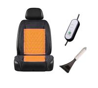 LHCXKJGS Super warm and comfortable professional, , Non-Slip Easy Install Winter Driving Kit, heated car seat cover,Black-Singleseat