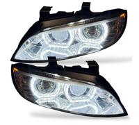 LHD 3D Xenon Headlights Chrome For BMW E92 E93 2006-2010 AFL D1S