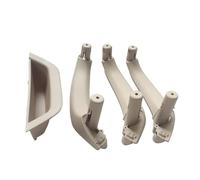 LHD Auto Interior Accessories Styling Car Door Interior Door Handle Decoration Cover for X3 X4 F25 F26 2010-2016 car Handle Replacement Parts(LHD 4PCS Oyster)