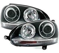 LHD Black projector R32 GTi style headlights fits VW Volkswagen Golf MK5 V 05-09