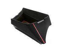 LHD Car Central Seat Armrest Box Console Storage Container Organizer Tray Interior For X1 F48 X2 F39 2016-2021 PYPFQUMQGR(BlackLeather RedEdge)