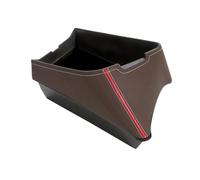 LHD Car Central Seat Armrest Box Console Storage Container Organizer Tray Interior For X1 F48 X2 F39 2016-2021 HQGQCEZEK(BrownLeather RedEdge)