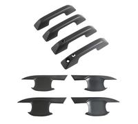 LHD Car Exterior Door Handle Cover Set Decor Overlay Accessories for BYD for Shark 6 2024-2025(Black)