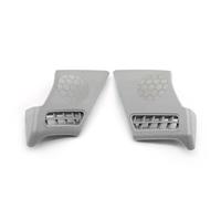 LHD Car Front Dashboard Left Right Side Air Vent Speaker Grille Cover For BENZ E Class W210 1995-2002 E320 E430 E55 Interior Dash Air Vent Cover(Gray L R)