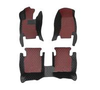 LHD For Talisman Car Interior Styling Anti-fouling Floor Mats Waterproof Accessories Foot Pad Protector Carpet(Black-Win-Red)