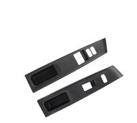 LHD Front Armrest Upper Panel 2 Doors Compatible with Toyota Vitz Yaris 2011-2014 Door Window Switch Bezel 74232-52570-C0 74231-52650-C0(1pc Front Left)