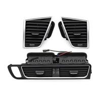 LHD Front Dashboard Left Right Middle Air Conditioner AC Vent Grille Outlet Assembly For Q5 2009-2018 8R1820951 8R1820901 AC Vent Grille(Set)