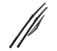 LHD Front & Rear Wiper Blades For KA MK2 2009-2015 Windshield Windscreen Window Rain Brushes 24''+14''+11'' Clean the windshield