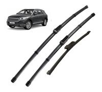 LHD Front & Rear Wiper Blades Set For 3 2018-2023 Windshield Windscreen Window 26"+21"+14 Clean the windshield