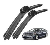 LHD Front Wiper Blades For Grandeur Azera HG 2012-2017 Windshield Windscreen Window Rain Brushes 26"+18 Clean the windshield