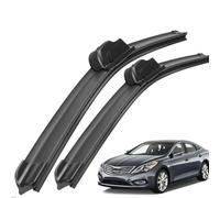 LHD Front Wiper Blades For Hyundai Grandeur Azera HG 2012-2017 Windshield Windscreen Window Rain Brushes 26"+18"