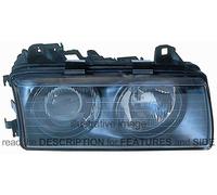 LHD Headlight Bmw Series 3 E36 1990-1999 Right Side 63121393271