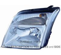 LHD Headlight Ford Transit Connect Tourneo 2003-2009 Right 2T14-13006-AD