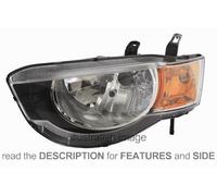 LHD Headlight Mitsubishi Colt 2009 Right Side 8301B652