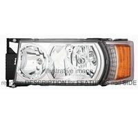 LHD Headlight Scania Serie G-P-R From 2014 Left 2241826 Chromed Background