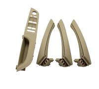 LHD Left Driver Door Armrest Interior Door Pull Handle for BMW 3 Series E90 E91 316i 318i 320i 325i 328i 2004-2012 Decorative(37.5 High-end Beige)