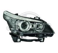 LHD Projector Headlights Pair Angel Eyes Clear Black H7 H1 For BMW E60 61 03-07