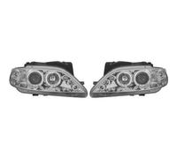 LHD Projector Headlights Pair Angel Eyes Clear Chrome for Citroen Xsara 1997-00