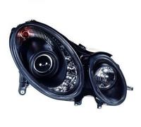 LHD Projector Headlights Pair LED Dragon Clear Black D2S H7 For Mercedes W211