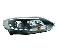 LHD Projector Headlights Pair LED DRL Clear Black H7 H1 For Ford Focus IV 11-