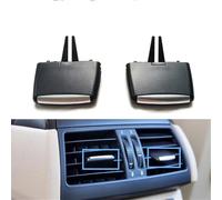 LHD RHD Car Front Central Air Conditioner AC Vent Grille Outlet Panel Trim Replacement for BMW X5 X6 E70 E71 E72 2007-2014 Car Heater Outlet(Front 2pcs Slider)(Two Holes Rear