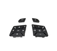 LHD RHD Car Steering Wheel Cover Control Switch Multi-function Button For Benz C E For GLK Class W204 X204 W212 W218 W156 Car Cruise Control Button(A Black 1 Pair)