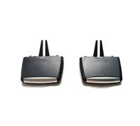 LHD RHD Compatible With BMW X5 X6 E70 E71 E72 2007-2014 Car Front Central Left Right Rear Air Conditioner AC Vent Grille Outlet Panel Trim(Rear 2pcs Slider)
