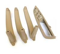 LHD RHD Upgraded Interior Door Armrest Panel Pull Handle Set Replacement, For X5 X6 E70 E71 E72 2007-2013 Car Handle Trim Cover(Moka RHD 4PCS SET)(Beige RHD 4PCS SET)