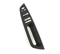 LHD RHD Upgraded Interior Door Armrest Window Lifting Switch Panel Cover Replacement, For X5 X6 E70 E71 E72 2007-2013 Car Handle Trim Cover(Beige Front Left)(Black Front Right)