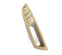 LHD RHD Upgraded Interior Door Armrest Window Lifting Switch Panel Cover Replacement, For X5 X6 E70 E71 E72 2007-2013 Car Handle Trim Cover(Beige Front Left)(Beige Front Right)