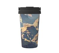 LHDGBNV 16oz Travel Carry Coffee Mug Double Wall Vacuum Insulated Coffee Cup Stainless Steel Thermal Grand Canyon Arizona Tumbler Cup Holiday Birthday Christmas Gift For Women Men