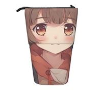 LHDGBNV Japan Anime Telescopic Pencil Case,Cute Stand Pencil Bag Pop Up Pen Holder Cosmetics Bags Desk Stationery Case For Office Supplies