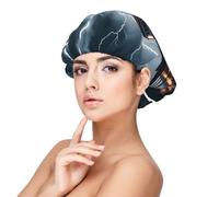 LHDGBNV Satin Bonnet Silk Bonnets For Women Girls, Soft Double Layer Silk Hair Bonnet For Sleeping, Truck Under Lightning Sleeping Cap Hair Wrap For Women