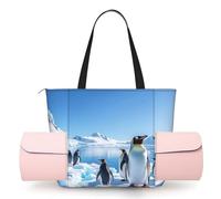 LHDGBNV Women'S Yoga Bag With Yoga Mat Carrier Large Shoulder Bag Otter Animal Carryall Tote For Travel Office Beach Gym