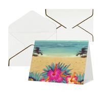 LHDGBWC Thinking of You Card with Envelopes Blank Greeting Card 4x6 Note Cards Happy Birthday Card All Occasion Greeting Cards for Wedding Thank You Cards Hello Hawaii Baby Shower Card