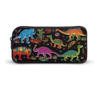LHDGSJE Cartoon Dinosaur Pencil Case Light Weight Pencil Bag Pen Pouch Large Capacity Office Stationery Organizer