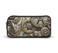 LHDGSJE Cool Steampunk Gears Pencil Case Light Weight Pencil Bag Pen Pouch Large Capacity Office Stationery Organizer