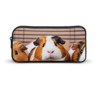 LHDGSJE Guinea Pigs Pencil Case Light Weight Pencil Bag Pen Pouch Large Capacity Office Stationery Organizer