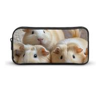 LHDGSJE Guinea Pigs Pencil Case Light Weight Pencil Bag Pen Pouch Large Capacity Office Stationery Organizer