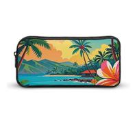 LHDGSJE Hello Hawaii Pencil Case Light Weight Pencil Bag Pen Pouch Large Capacity Office Stationery Organizer