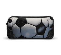 LHDGSJE Soccer Ball Pencil Case Light Weight Pencil Bag Pen Pouch Large Capacity Office Stationery Organizer
