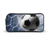 LHDGSJE Soccer Pencil Case Light Weight Pencil Bag Pen Pouch Large Capacity Office Stationery Organizer