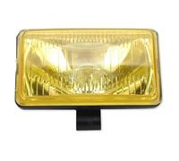 Lhdktee Car Headlight 1pc Fog Light Halogen Spotlight Front Driving Light Fog Lamp Headlight For PEUGEOT 205 For GTI CTI 106 306 Mi16 H3 Headlamp Assembly(1pc yellow)