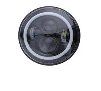 Lhdktee Car Headlight 7 Inch LED Headlights Filed 4x4 Turn Signal Round HeadLight For Jeep For Wrangler TJ JK CJ-8 Scrambler CJ-7 Headlamp Assembly(1pcs Black)