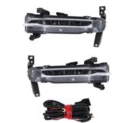 Lhdktee Car Headlight Auto Front Bumper LED Fog Light Daytime Running Signal Lamp Exterior Accessories For Chery For Tiggo 8 Pro Plus 605000508AA Headlamp Assembly(A Pair With Wire)