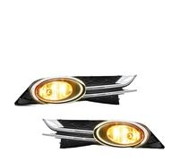 Lhdktee Car Headlight Fog Lamp Halogen Bumper Driving Daylight DRL Lights Chrome Trim Wires Switch HD697 For Odyssey 2014 2015 Headlamp Assembly
