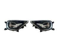 Lhdktee Car Headlight For VW For Touareg 2016 2017 2018 Left Right Car Front Bumper Fog Light Driving Lamp With Bulbs 7P6941699G 7P6941700G Headlamp Assembly(Left and Right)