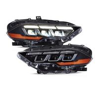 Lhdktee Car Headlight Full LED Headlights With S650 Style DRL Sequential Turn Signal Upgrade Projector Front Lamp Assembly For Mustang 6th Gen 2018-2024 Headlamp Assembly