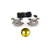Lhdktee Fog Lamps Car LED Fog Light Front Bumper Fog Lamp Cover Grill Frames Covers Cable Bezel Foglight For Toyota For Hilux For Revo 2020 2021 2022 Fog Lights(Yellow fog and wires)